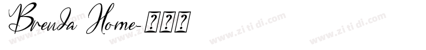 Brenda Home字体转换